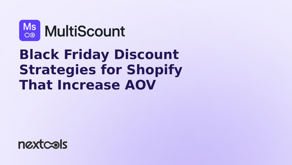 7 Black Friday Discount Strategies for Shopify That Increase AOV