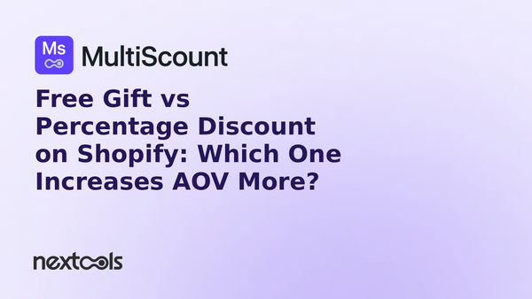Free Gift vs Percentage Discount on Shopify: Which One Increases AOV More?