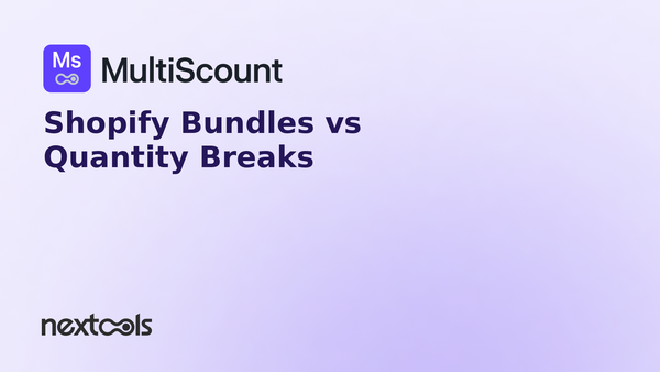 Shopify Bundles vs Quantity Breaks: Which Discount Strategy Should You Use?