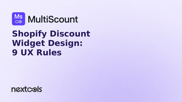 Shopify Discount Widget Design: 9 UX Rules for Product Pages, Carts, and Mobile