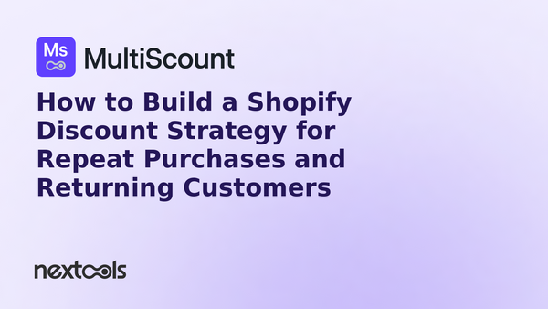 How to Build a Shopify Discount Strategy for Repeat Purchases and Returning Customers