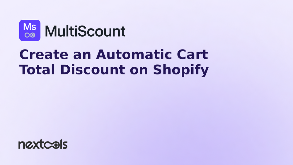 How to Create an Automatic Cart Total Discount on Shopify
