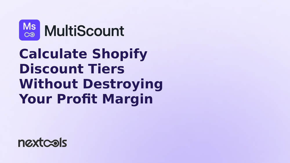 How to Calculate Shopify Discount Tiers Without Destroying Your Profit Margin
