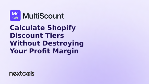 How to Calculate Shopify Discount Tiers Without Destroying Your Profit Margin