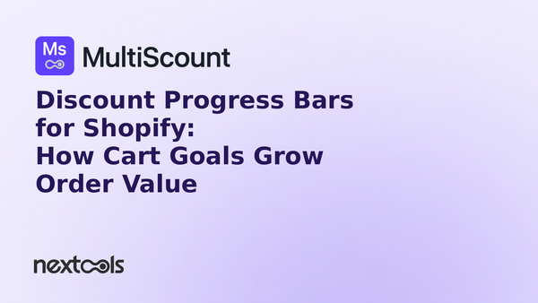 Shopify Discount Progress Bar: How Cart Goals Lift AOV