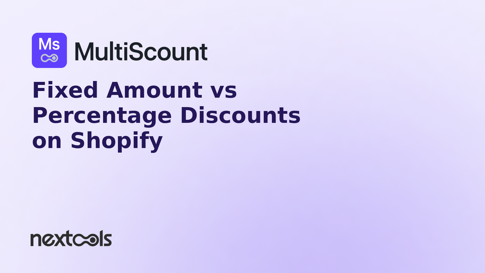 Fixed Amount vs Percentage Discounts on Shopify: Which Protects Your Margin Better?