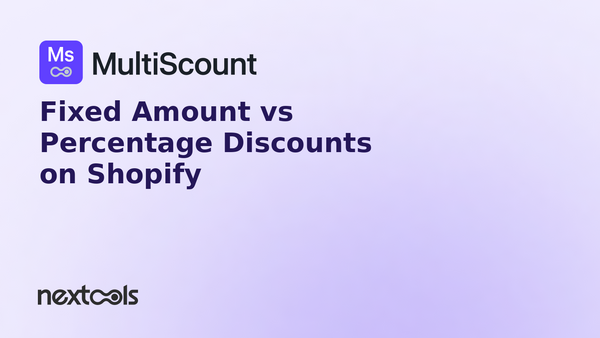 Fixed Amount vs Percentage Discounts on Shopify: Which Protects Your Margin Better?