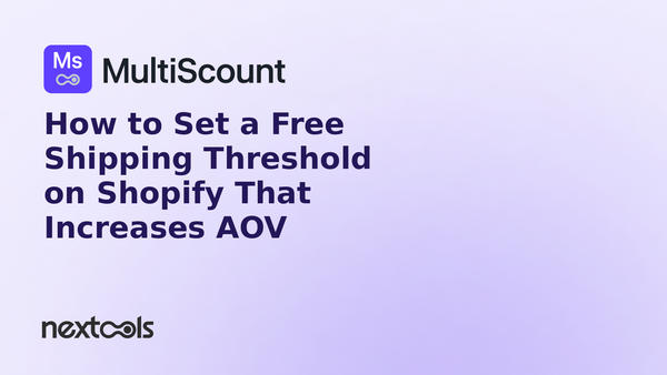 How to Set a Free Shipping Threshold on Shopify That Increases AOV