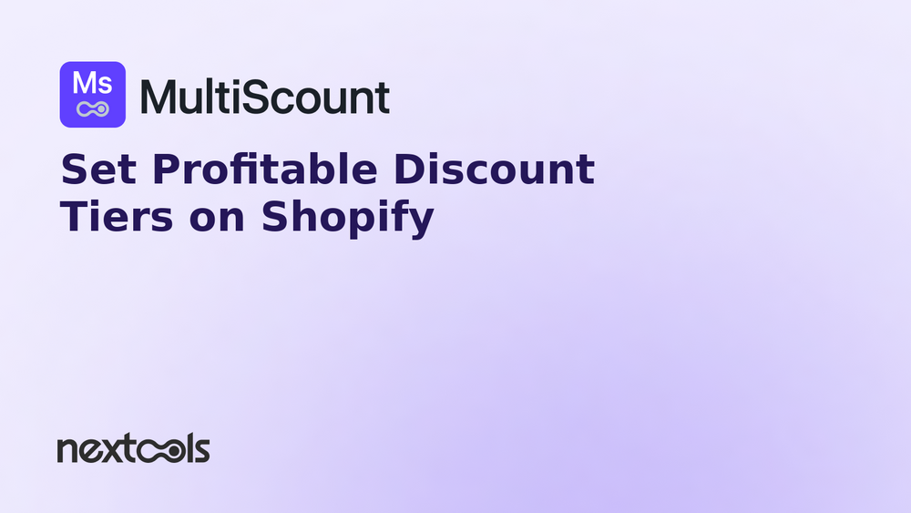 How to Set Profitable Discount Tiers on Shopify (Without Hurting Margins)