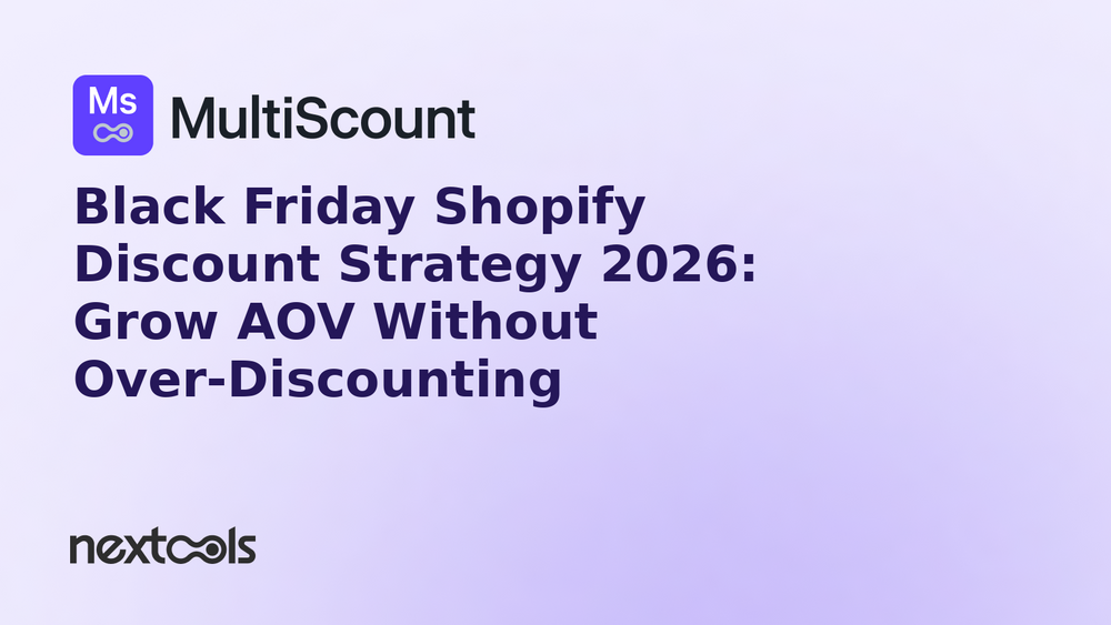 Shopify Black Friday Discount Strategy 2026: Grow AOV Without Over-Discounting