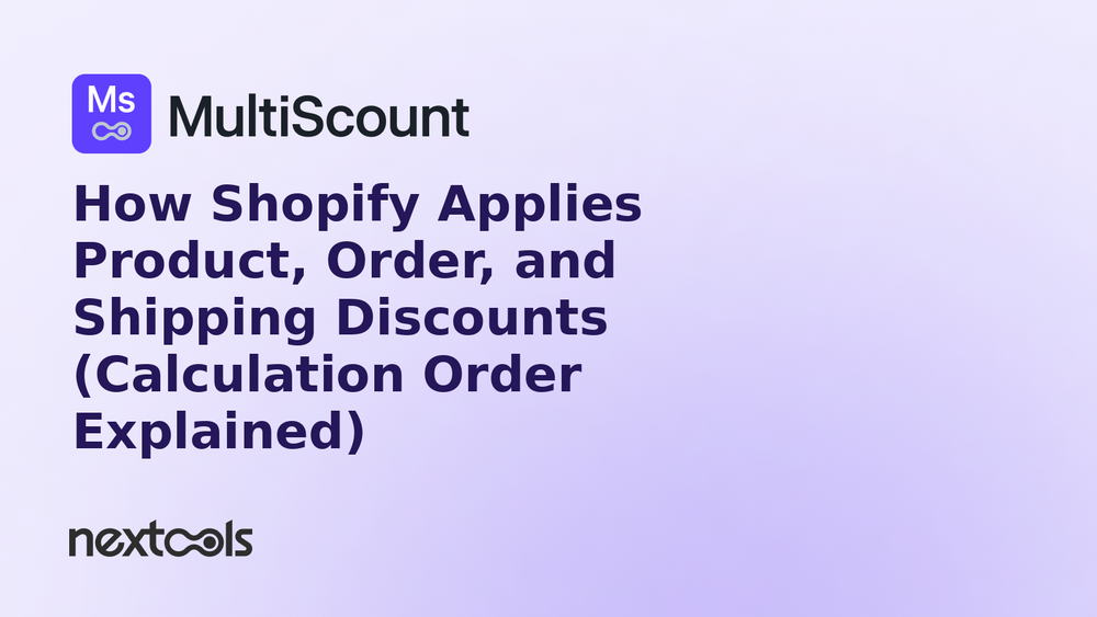 How Shopify Applies Product, Order, and Shipping Discounts (Calculation Order Explained)