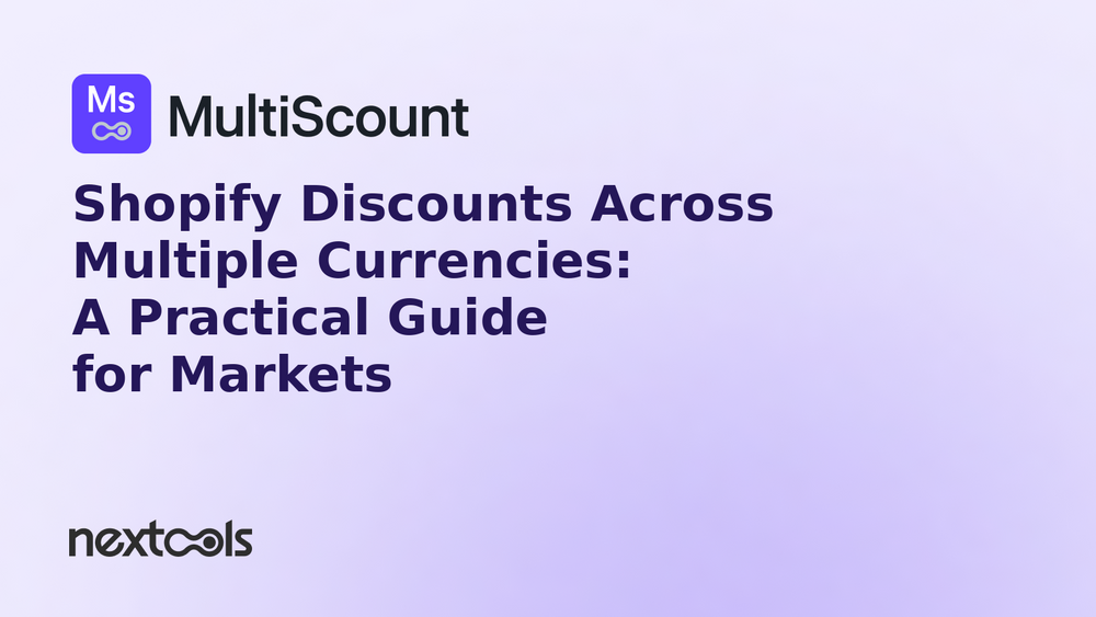 Shopify Discounts Across Multiple Currencies: A Practical Guide for Markets