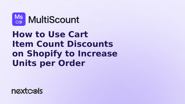 Shopify Item Count Discount: How to Increase Units per Order