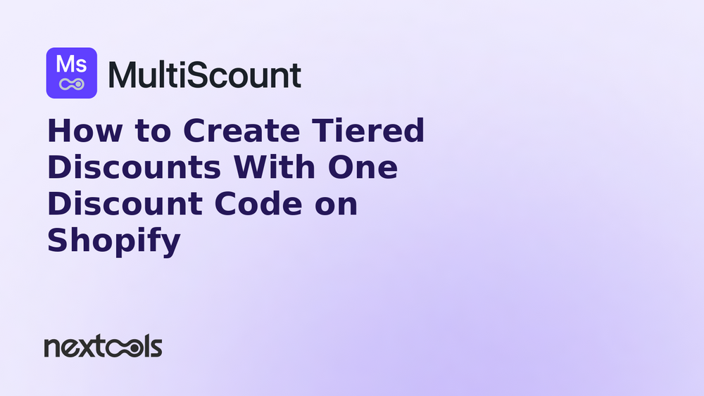 How to Create Tiered Discounts With One Discount Code on Shopify